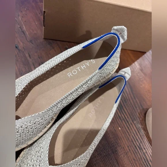 Rothy's The Espadrille Metallic Flat (size 6.5) - Picture 10 of 16
